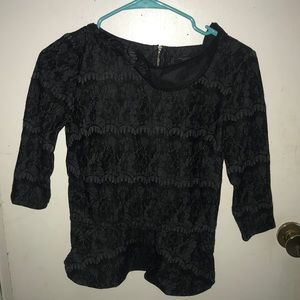 Peplum anne Taylor top